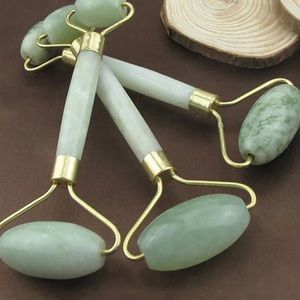 Face roller massager, jade stone anti wrinkle /age